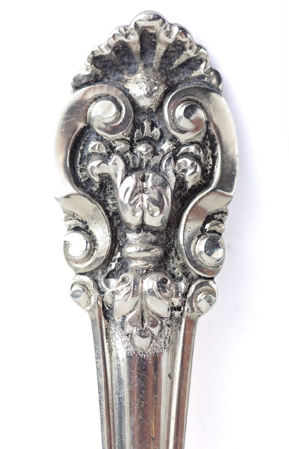 Duke's Auctions Lot 141 A FINE VINTAGE PORTUGUESE SILVER TWELVE PLACE CUTLERY SERVICE
