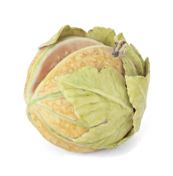 Duke's Auctions Lot 30 A CERAMIC MELON BY LADY ANNE GORDON