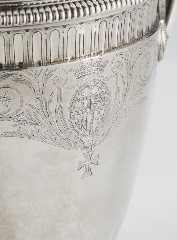VERITAS Art AuctioneersA French silver wine cooler by Henri Auguste