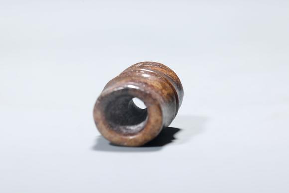 SEAVIEW AUCTIONS PTY LTDA Dark Jade Bamboo-Segment Tube Ornament, China, 3rd–2nd millennia BCE