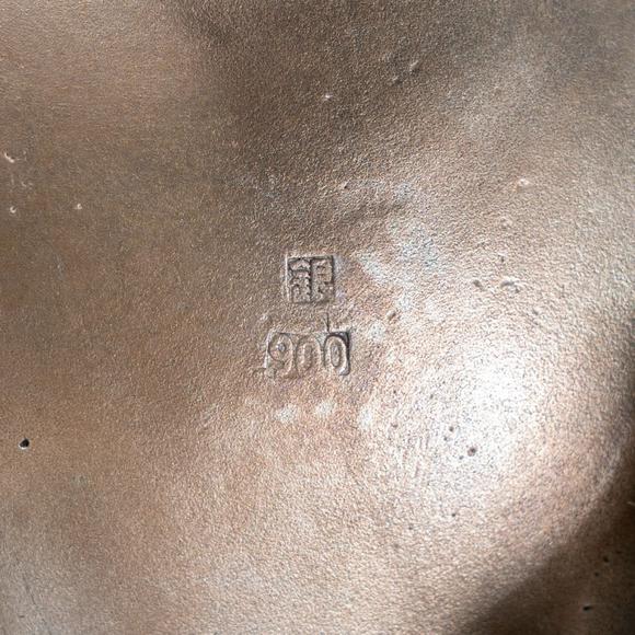 大阪國(guó)際銀制獅子三足香薰 900銀制