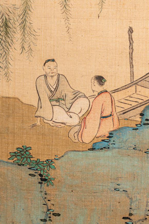 大阪國(guó)際高九鴻 春江柳色