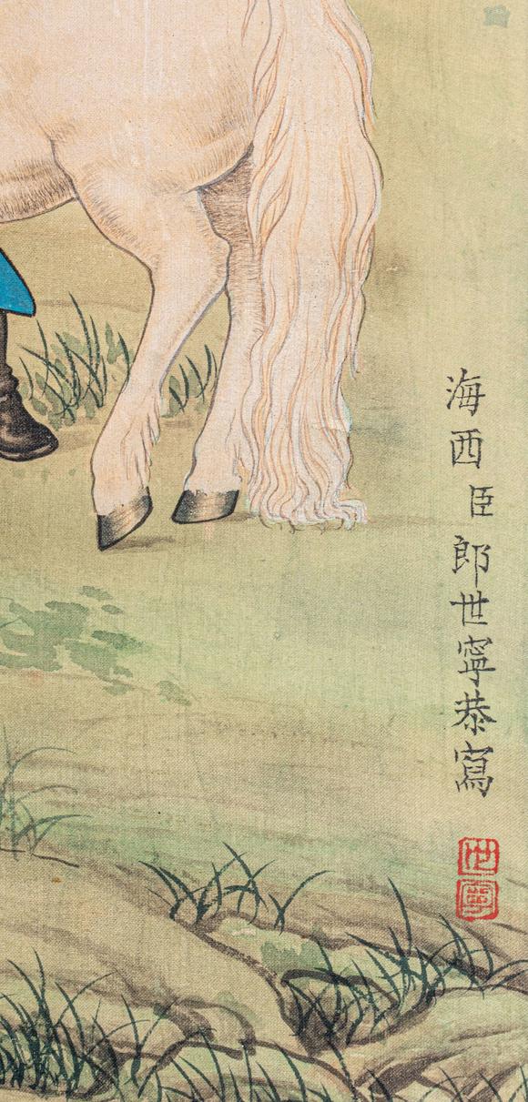 大阪國際郎世寧 八駿圖