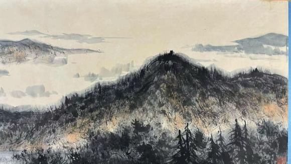 東京蕓術(shù)傅抱石 待細(xì)把江山圖畫長卷 