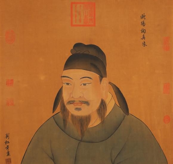 東京蕓術(shù)歐陽詢 唐 皇甫府君碑神品卷宋徽宗御藏 絹本