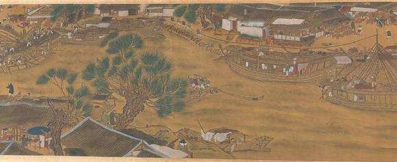 東京蕓術(shù)張擇端 宋 清明上河圖長(zhǎng)卷 絹畫