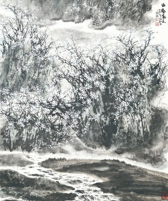北京萬(wàn)歷宋雨桂 幽壑溪水