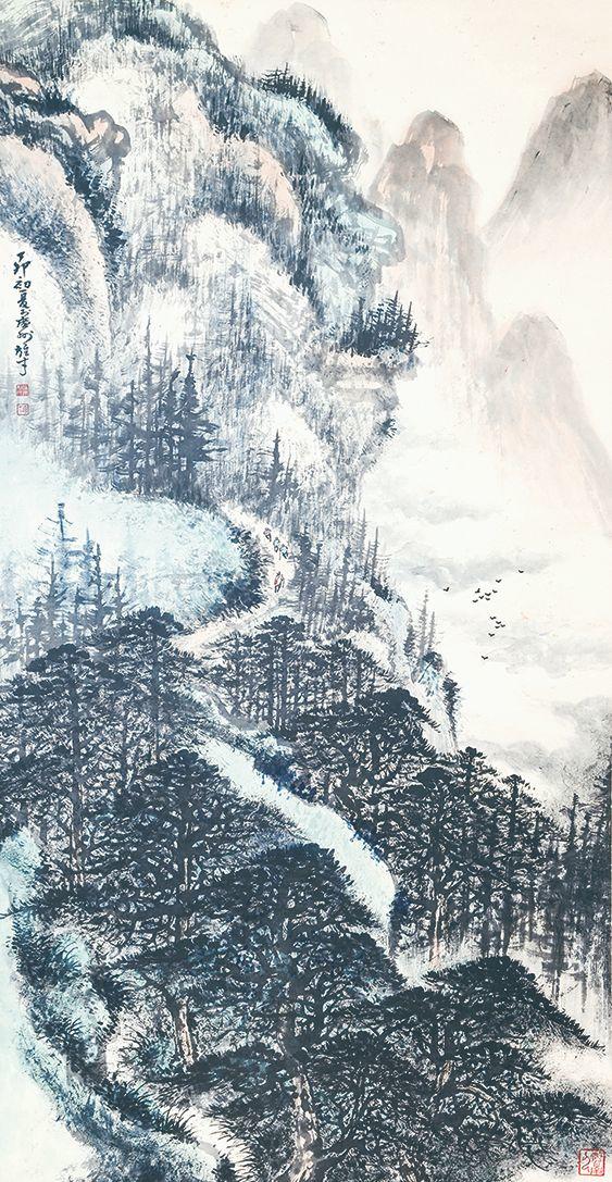 北京萬歷黎雄才 山水