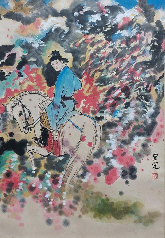 北京萬歷劉旦宅 騎馬圖