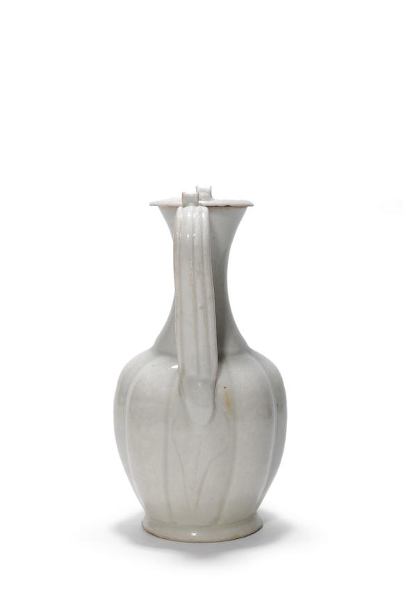 Castle AuctionA Qingbai Glaze Lobed Ewer, 12th–13th C Pr.
