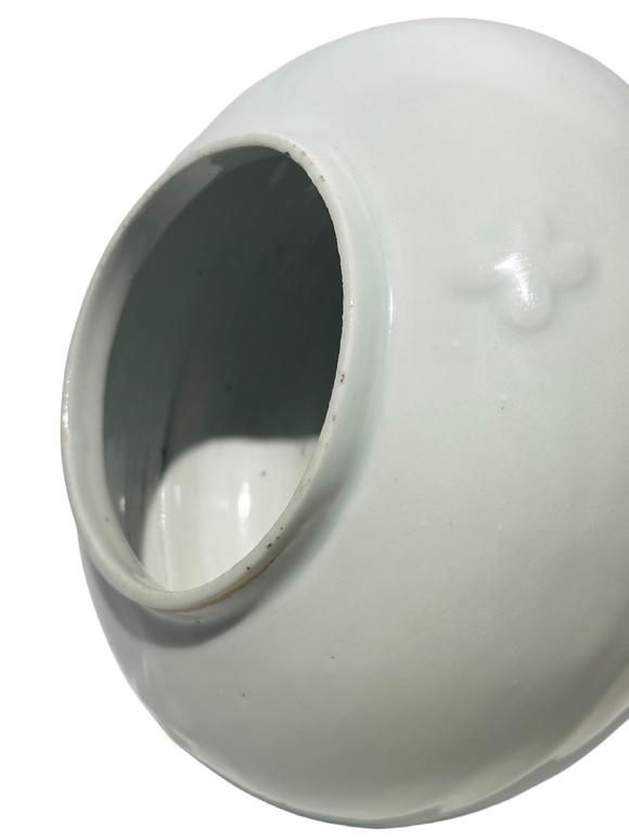 Castle AuctionA Chinese White-glazed plum blossom water pot, Ming Dynasty Pr. 