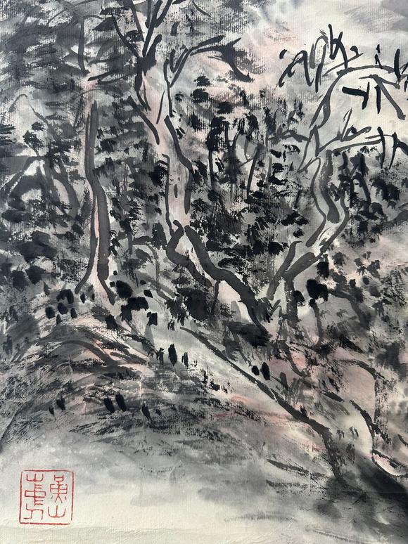 Castle AuctionA Chinese handpainting, Signed&Marked.