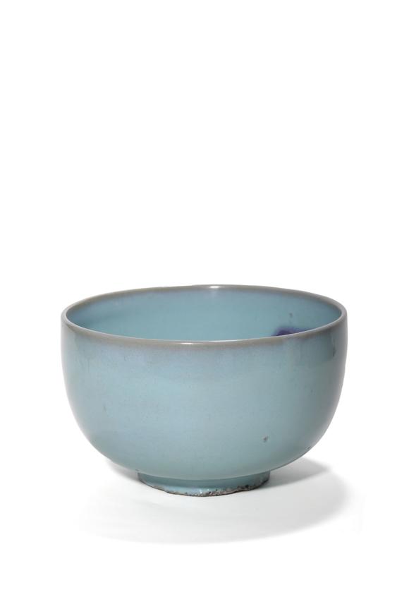 Castle AuctionA Jun Kiln Sky Blue Glaze Bowl, 12th–14th C Pr.