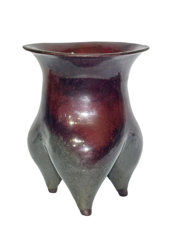 Castle AuctionJun kiln tripodiA Chinese censor, Ming Dynasty Pr. or earlier.