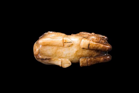 Castle AuctionA Mottled Russet Jade Qilin Carving, Ming, Circa 1368–1644 AD Pr.