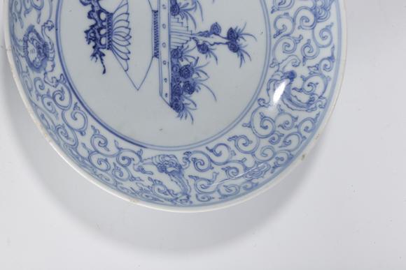 弘楊株式會(huì)社青花盆景紋盤(pán)