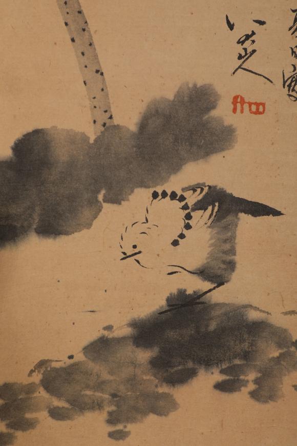 金澤美術八大山人 花鳥鏡片