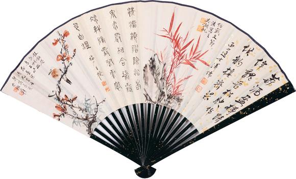 上海雅藏張大千、吳湖帆、王福廠、溥儒、謝稚柳等 格景書畫
