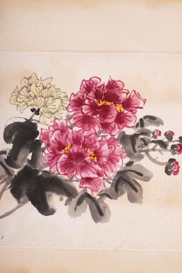 上海雅藏陳半丁 拒霜