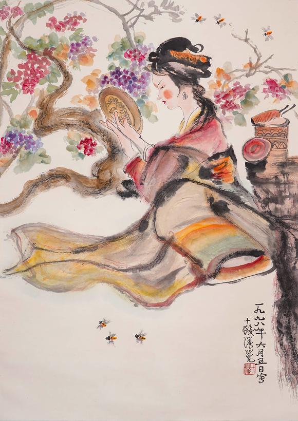 Cascade'sCheng Shifa shuzhuang | 程十發(fā) 梳妝
