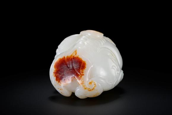 Cascade'sQing Bai Yu hong pi Rui beast | 清 白玉紅皮瑞獸