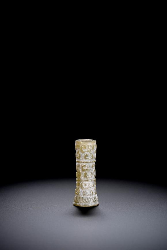 Cascade'sHan gu Wen Yu le zi | 漢 穀紋玉勒子