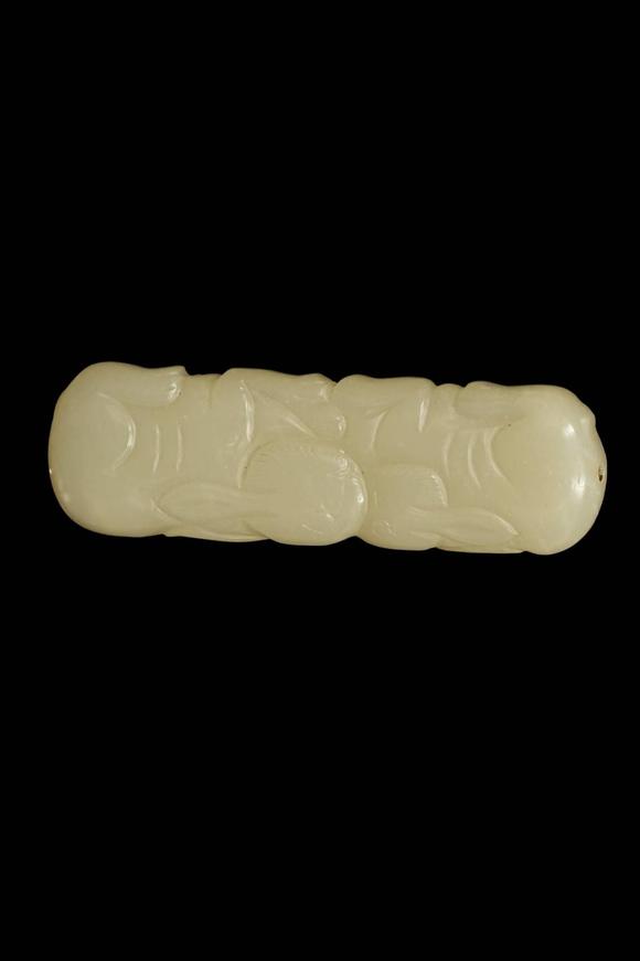 京都祇園會(huì)拍賣遼金時(shí)期 雌雄雙菟玉飾