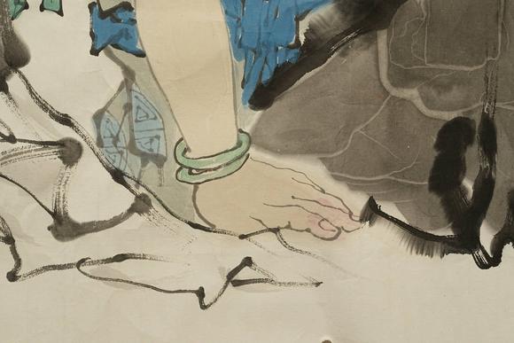 京都祇園會(huì)拍賣范曾 人物圖 紙本鏡心