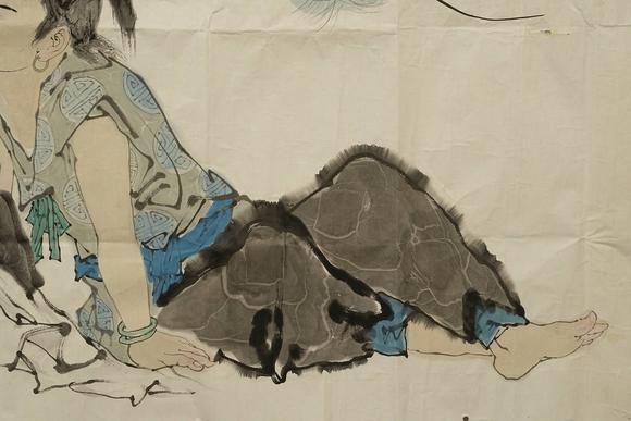 京都祇園會(huì)拍賣范曾 人物圖 紙本鏡心