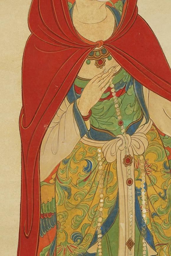 京都祇園會(huì)拍賣張大千 紅拂女出塵圖 紙本掛軸