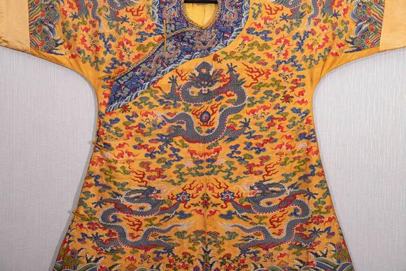 Eden Fine Antiques Galleries LLCA CHINESE KESI WOVEN IMPERIAL DRAGON ROBE