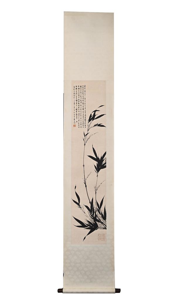 Eden Fine Antiques Galleries LLC1948 YU FEIAN BAMBOO SCROLL PAINTING