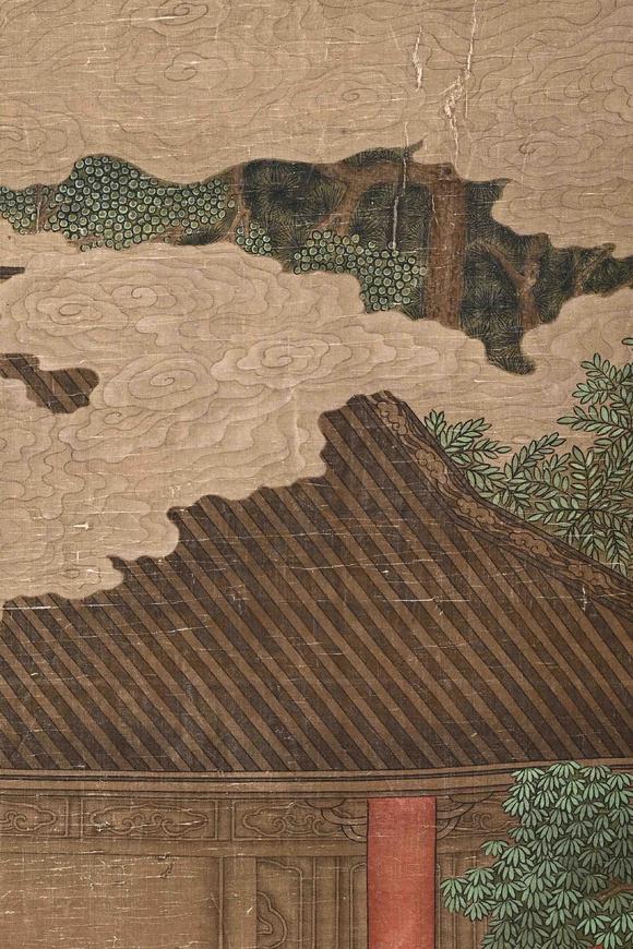 Eden Fine Antiques Galleries LLCCA 1332 LIU GUANDAO IMMORTAL SCROLL PAINTING
