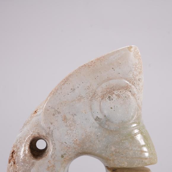 Eden Fine Antiques Galleries LLCA CHINESE JADE PIG DRAGON PENDANT