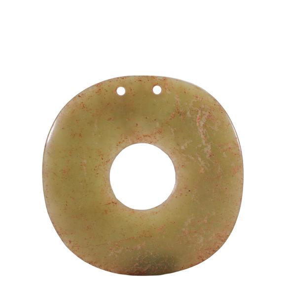 Eden Fine Antiques Galleries LLCA CHINESE ARCHAIC JADE BI DISC