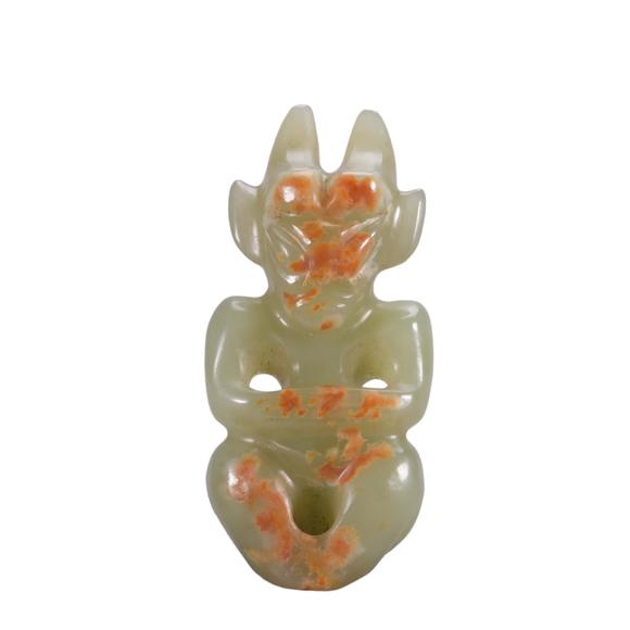 Eden Fine Antiques Galleries LLCA CHINESE JADE SUN GOD PENDANT