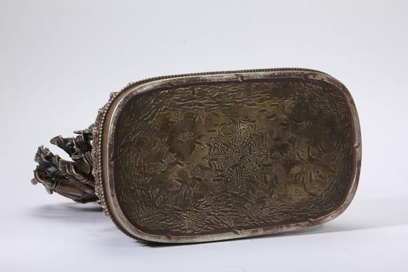 Eden Fine Antiques Galleries LLCA CHINESE PARCEL GILT SILVER WRATHFUL BUDDHA