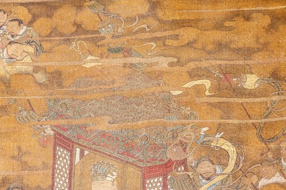 大阪美術(shù)商會(huì)明 佚名 三官朝元圖