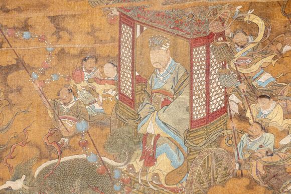 大阪美術商會明 佚名 三官朝元圖