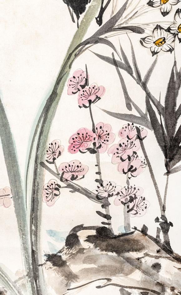大阪美術(shù)商會(huì)張大千 四君子