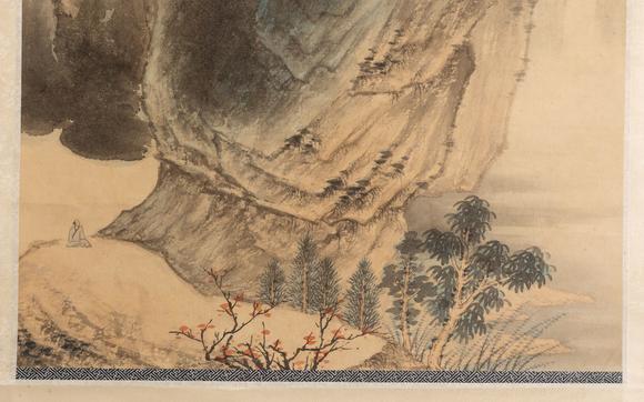 大阪美術(shù)商會孫雲(yún)生 潑彩山水