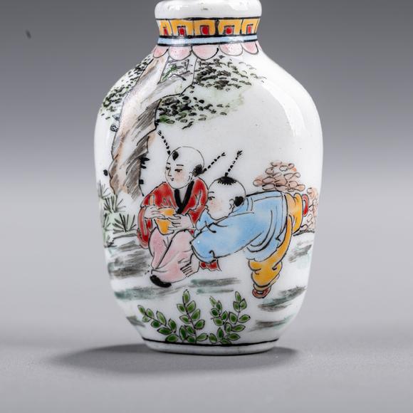 大阪美術(shù)商會清 鼻煙壺3點
