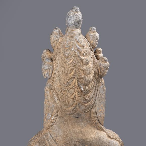 大阪美術(shù)商會(huì)唐 十一面觀音半身像