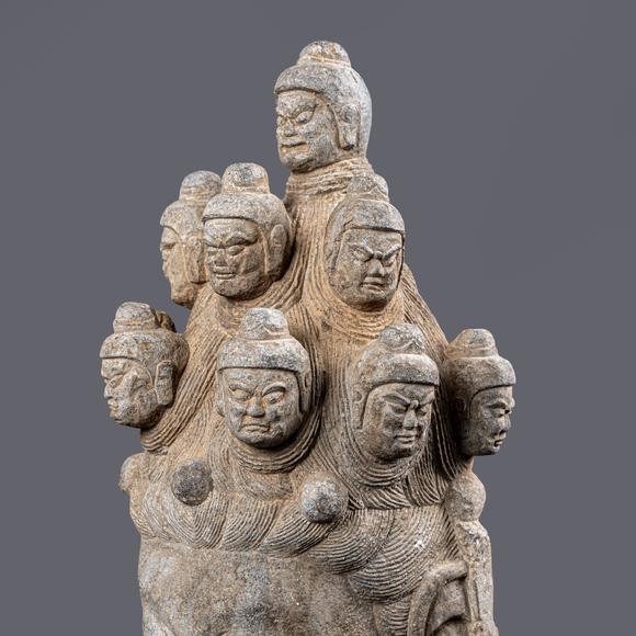 大阪美術(shù)商會(huì)唐 十一面觀音半身像