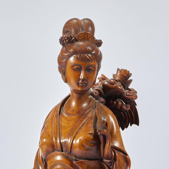 日本東勝黃楊木 麻姑獻(xiàn)壽
