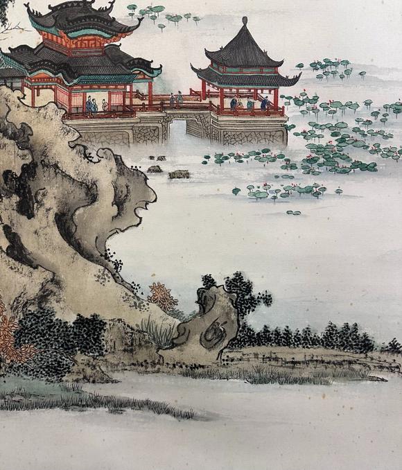 東京國際拍賣溥儒 山水