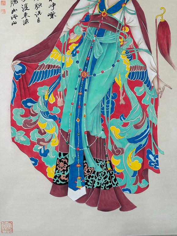 東京國際拍賣張大千 紅拂女