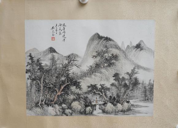 揚(yáng)州正德吳琴木 山水
