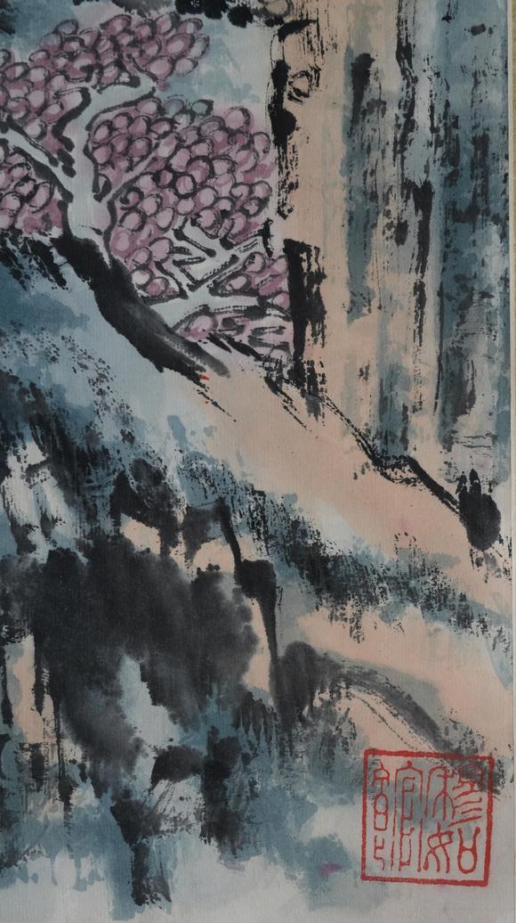 揚(yáng)州正德陸儼少 山水