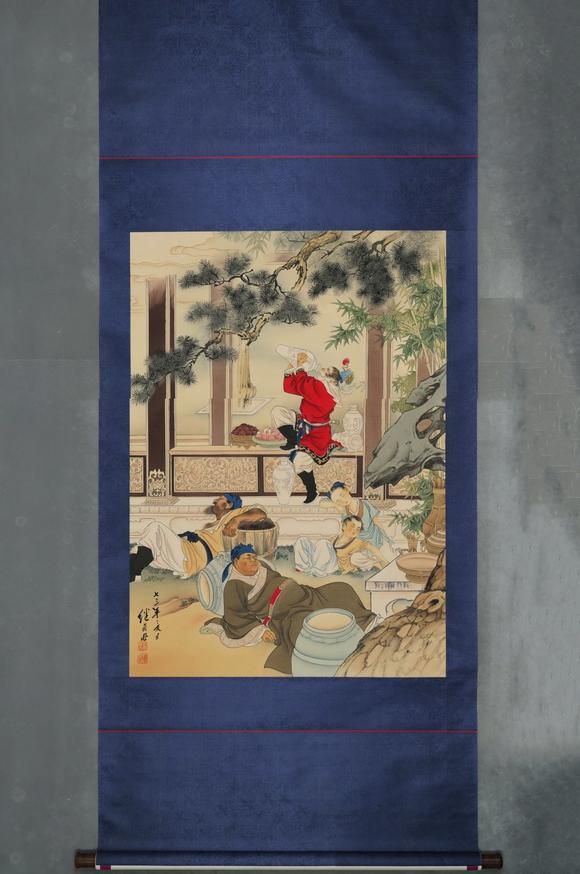 北京嘉翰絹本大鬧天宮 